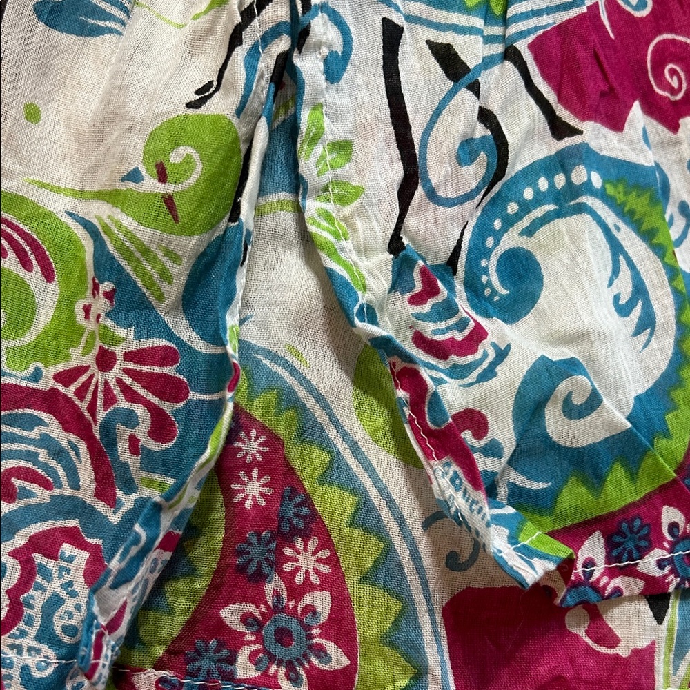 Colorful Paisley Swim Coverup - Picture 7 of 7